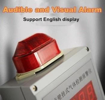 Wall Mounted Fixed Sulfur Dioxide SO2 Gas Detector With Alarm