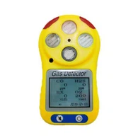 Přenosný detektor plynů CO / O2 / H2S / LEL, vícenásobné 4 plyny v jednom detektoru